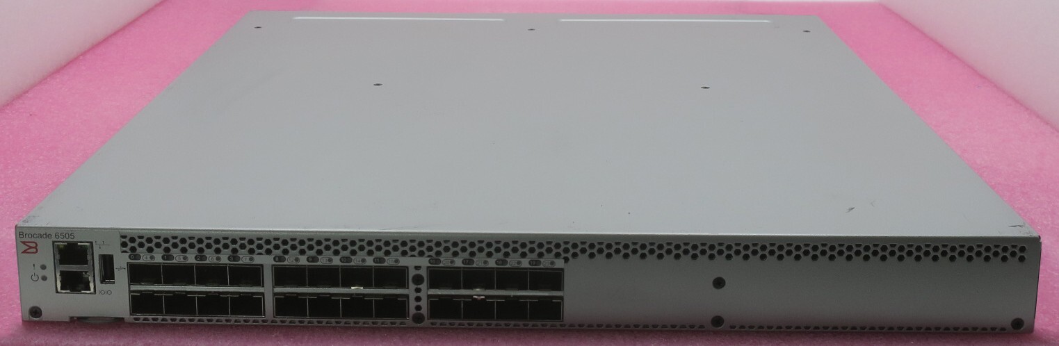 EMC Brocade 6505 24x 16Gb SFP (12-Active) FC SAN Switch EM-6505-12-8G-0R