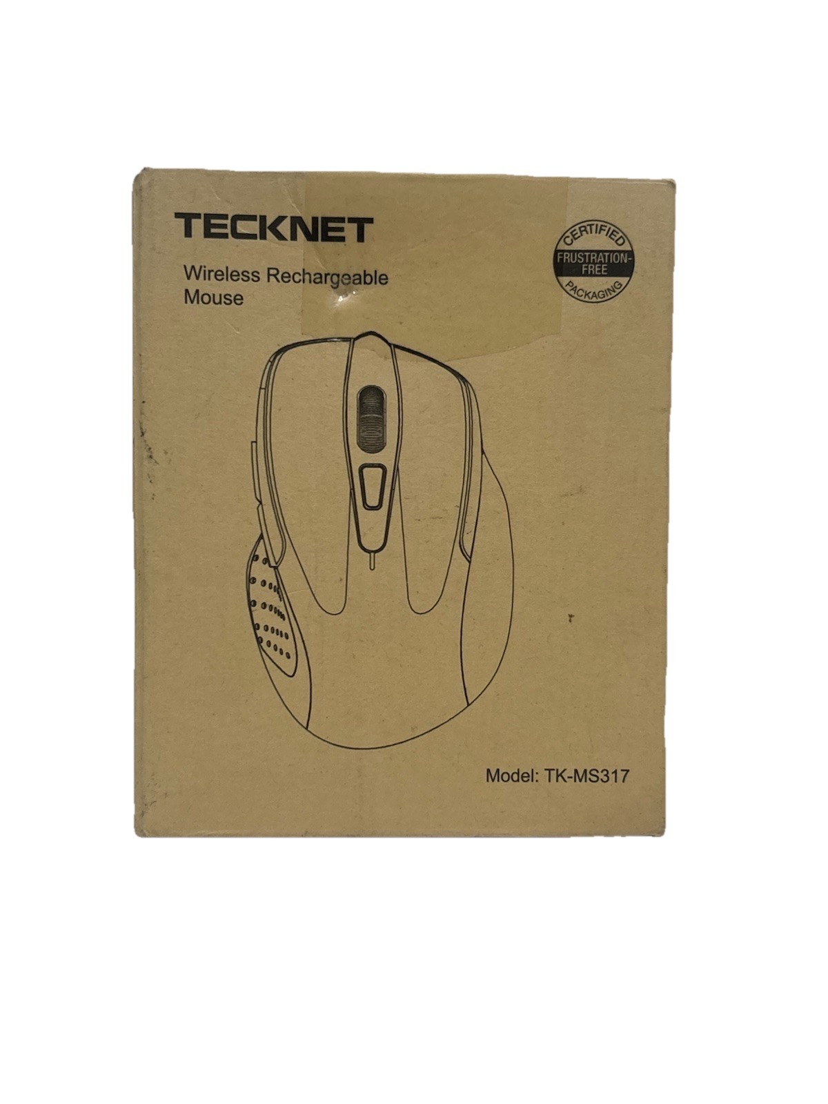 TECKNET Wireless Optical Mouse Black model TK-MS317
