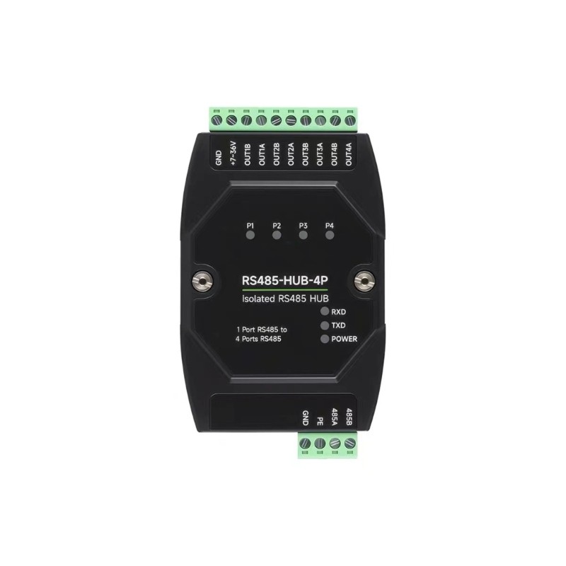 Rapid RS485 Center 4 Port Divider Commercial ABS Pen for Stable Connection
