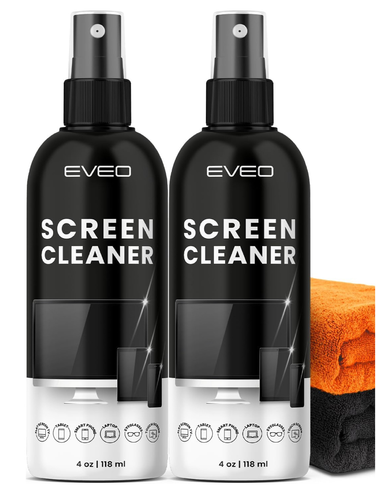 Screen Cleaner Spray - TV Screen Cleaner Spray and Microfiber Cloth Kit, Compute