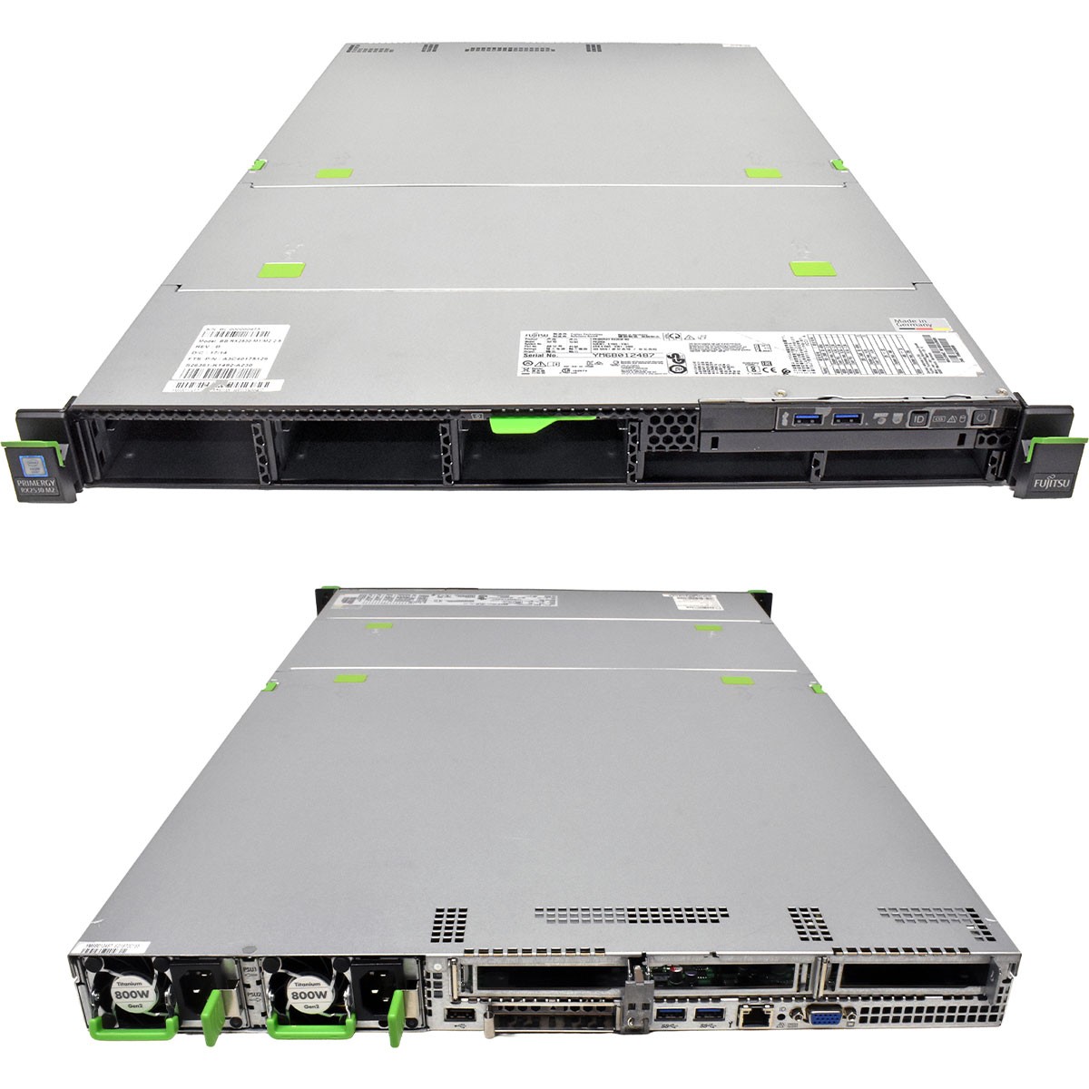 Fujitsu Primergy RX2530 M2 Server E5-2680v4 16GB RAM 2x HS 4x SFF CP400i SAS