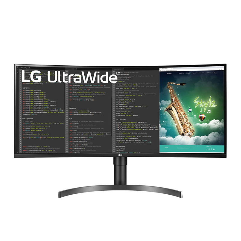 LG 35" Class UltraWide QHD 3440 x 1440 2K 100Hz 5ms Curved Monitor 35WN65C-B