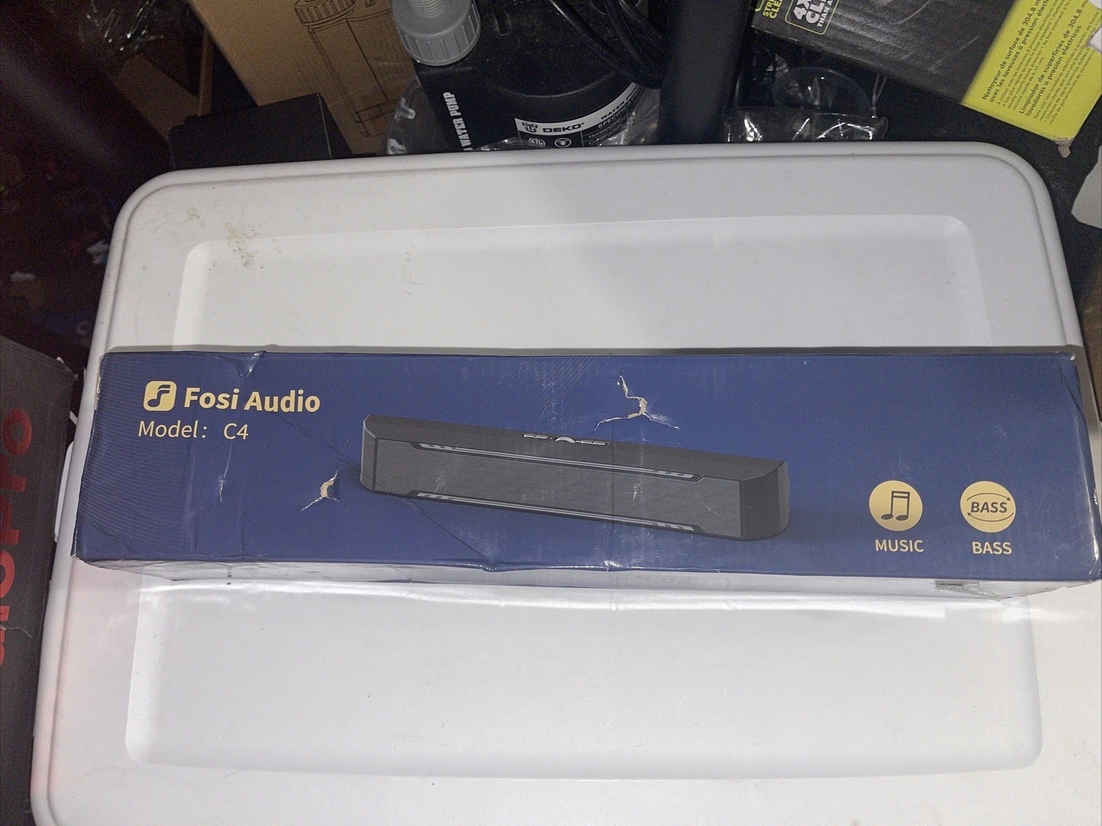 Fosi Audio C4 Bluetooth Computer Speakers for Desktop PC Gaming Sound Bar 5 RGB