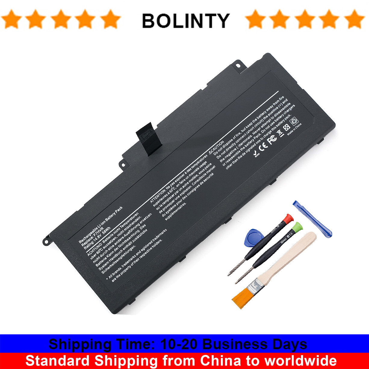 F7HVR 062VNH G4YJM T2T3J Laptop Battery For Dell Inspiron 15 7537 17 7737 Series
