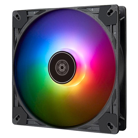 Silverstone SST-VS120B-ARGB Performance Enhanced 120mm ARGB PWM Fan, 4Pin PWM