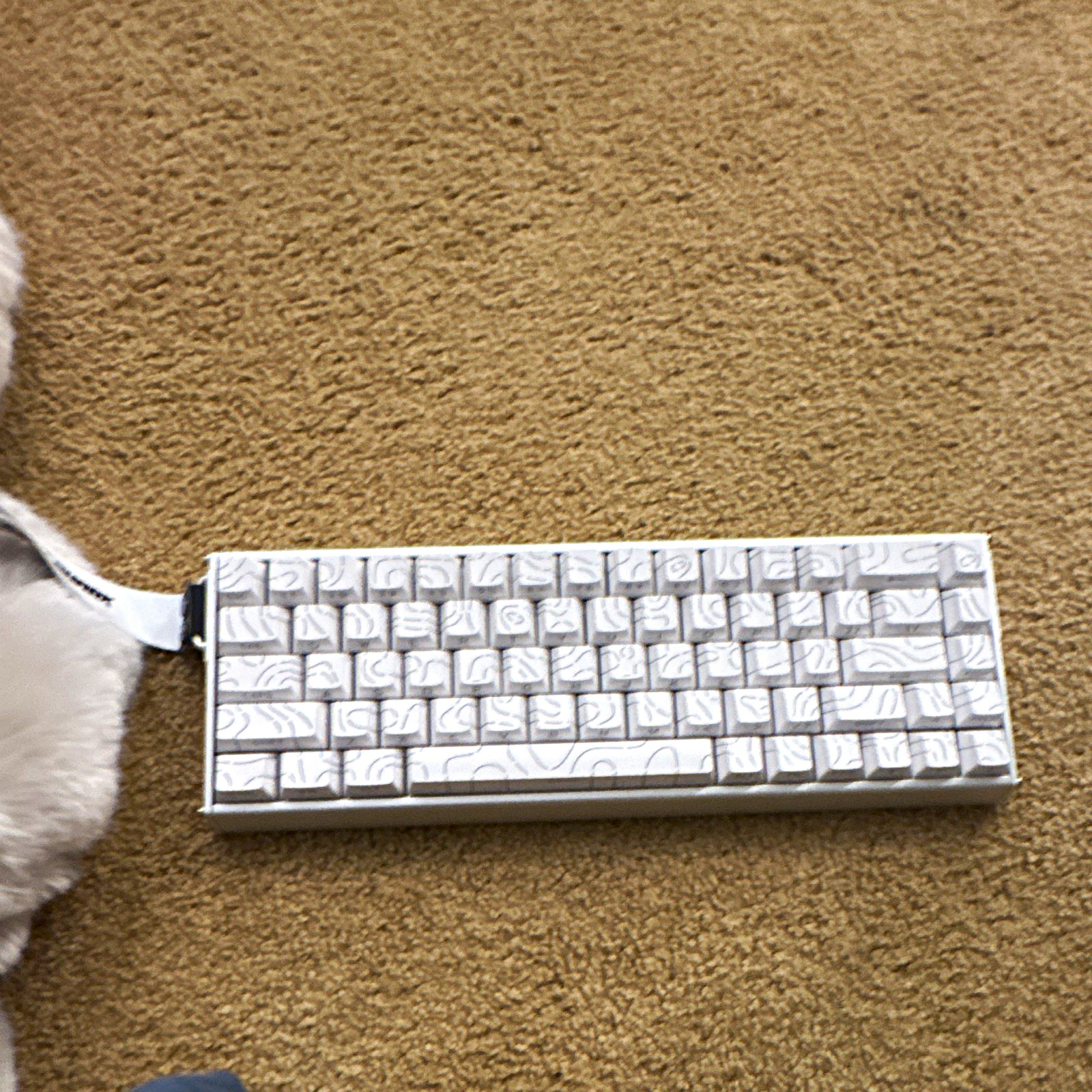 ATTACK SHARK X68 MAX Wired RGB Magnetic Switch Keyboard White QWERTY EN