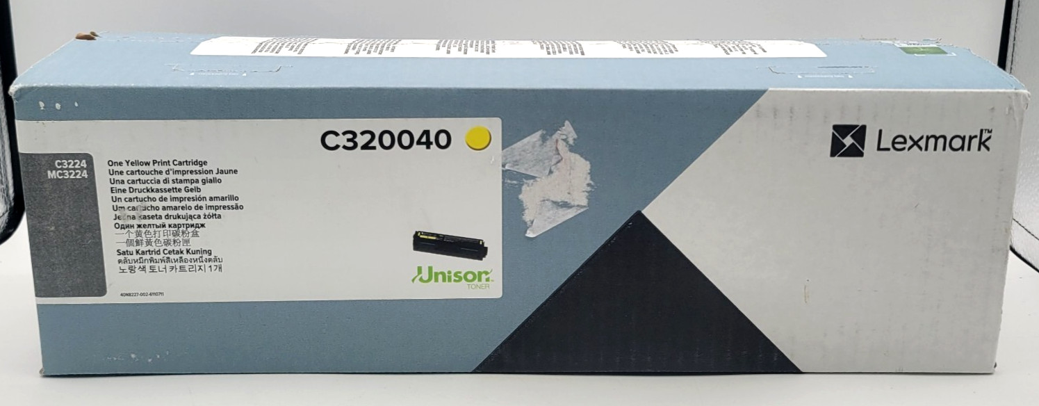 Lexmark C320040 Yellow Standard Yield Toner Cartridge