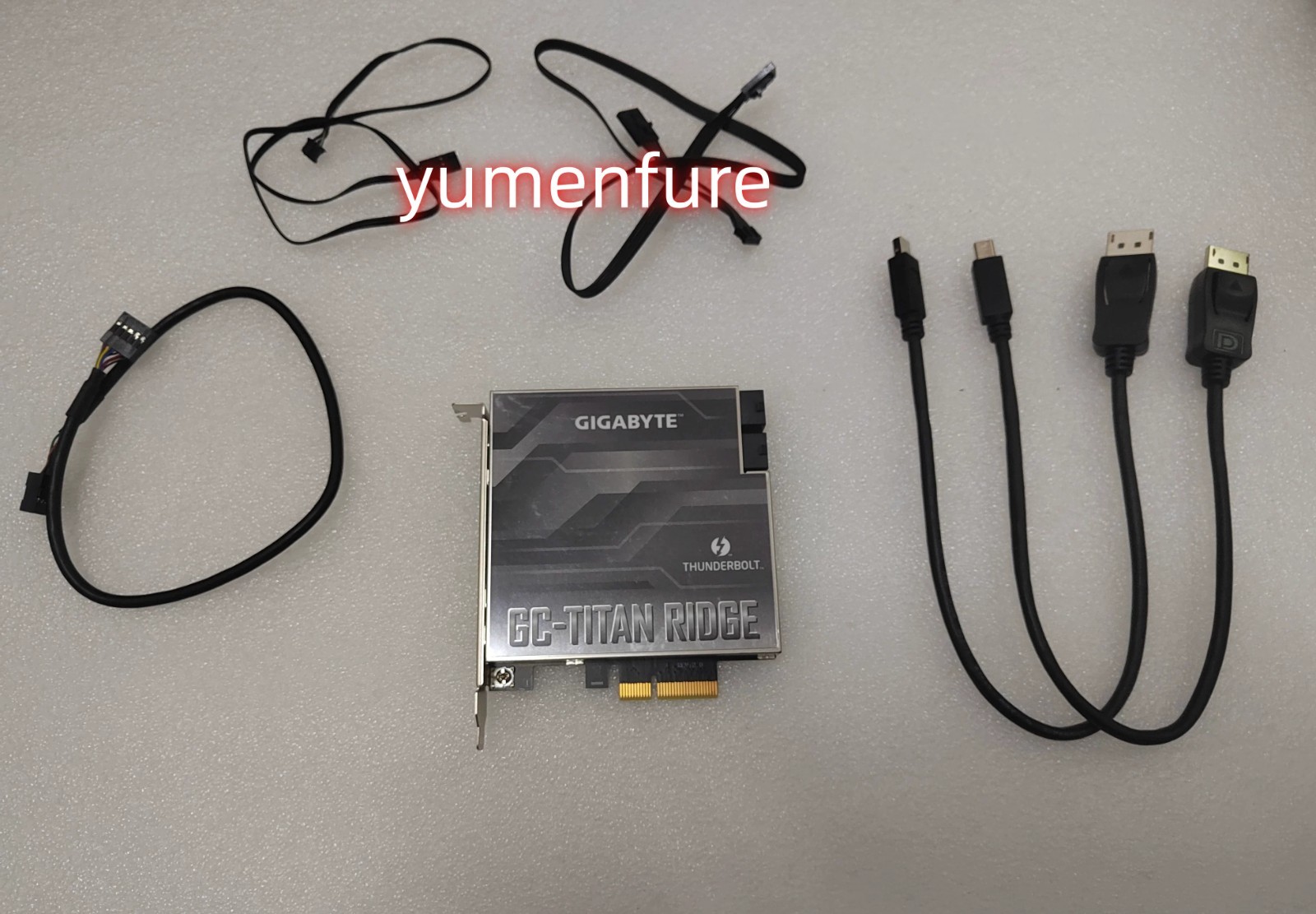 Gigabyte GC-TITAN 2.0 RIDGE TB3 with Hackintosh firmware flashed