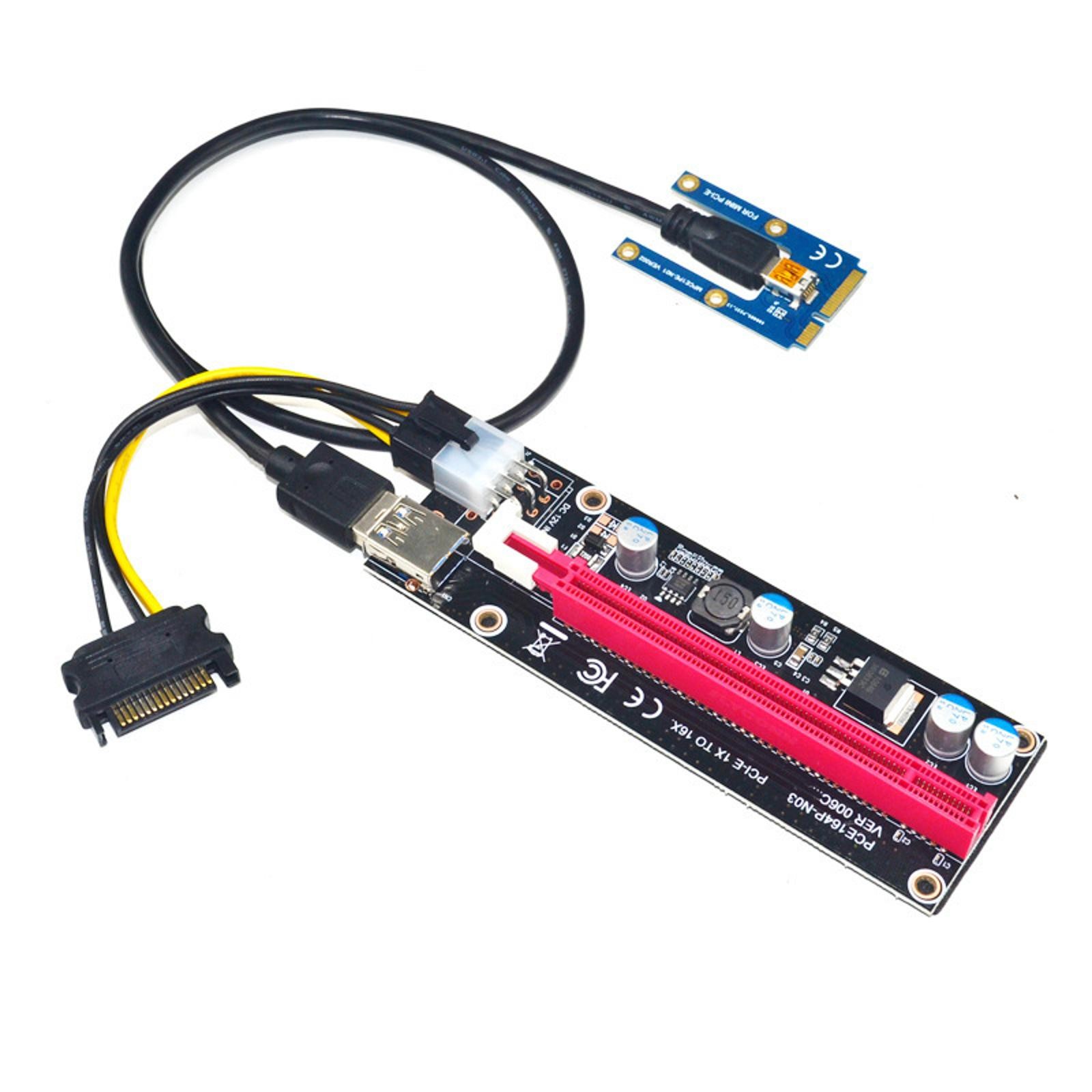 External PCI-E Discrete Graphics Card Mini PCI-E Connected To 16X Adapter Card