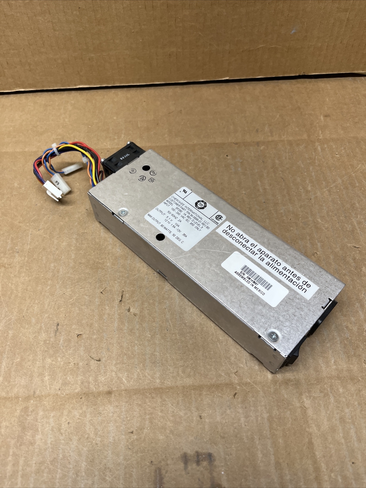 34-0698-01 Cherokee International Power Supply Model SP290 Tested Working