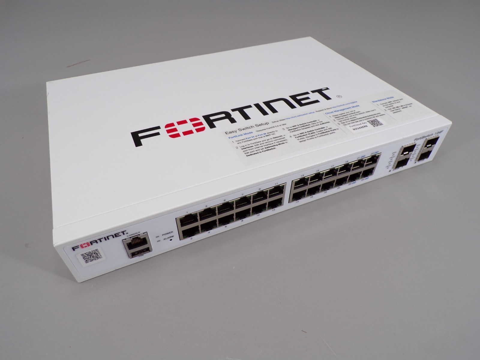 Fortinet FS-124F FortiSwitch-124F Layer 2 FortiGate switch