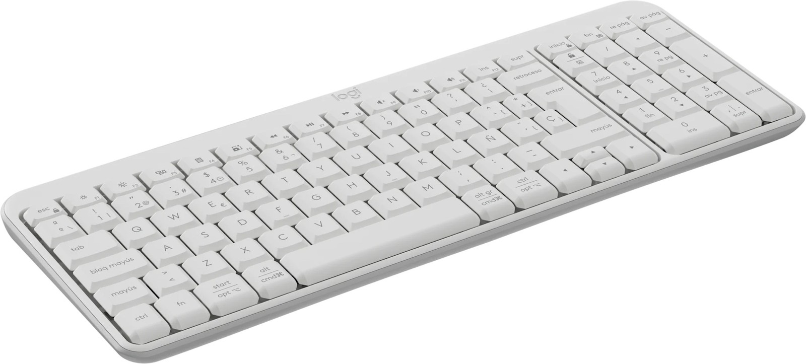 Logitech K250 Compact Bluetooth Wireless Keyboard - White (/RT6-25144-K250-WH...