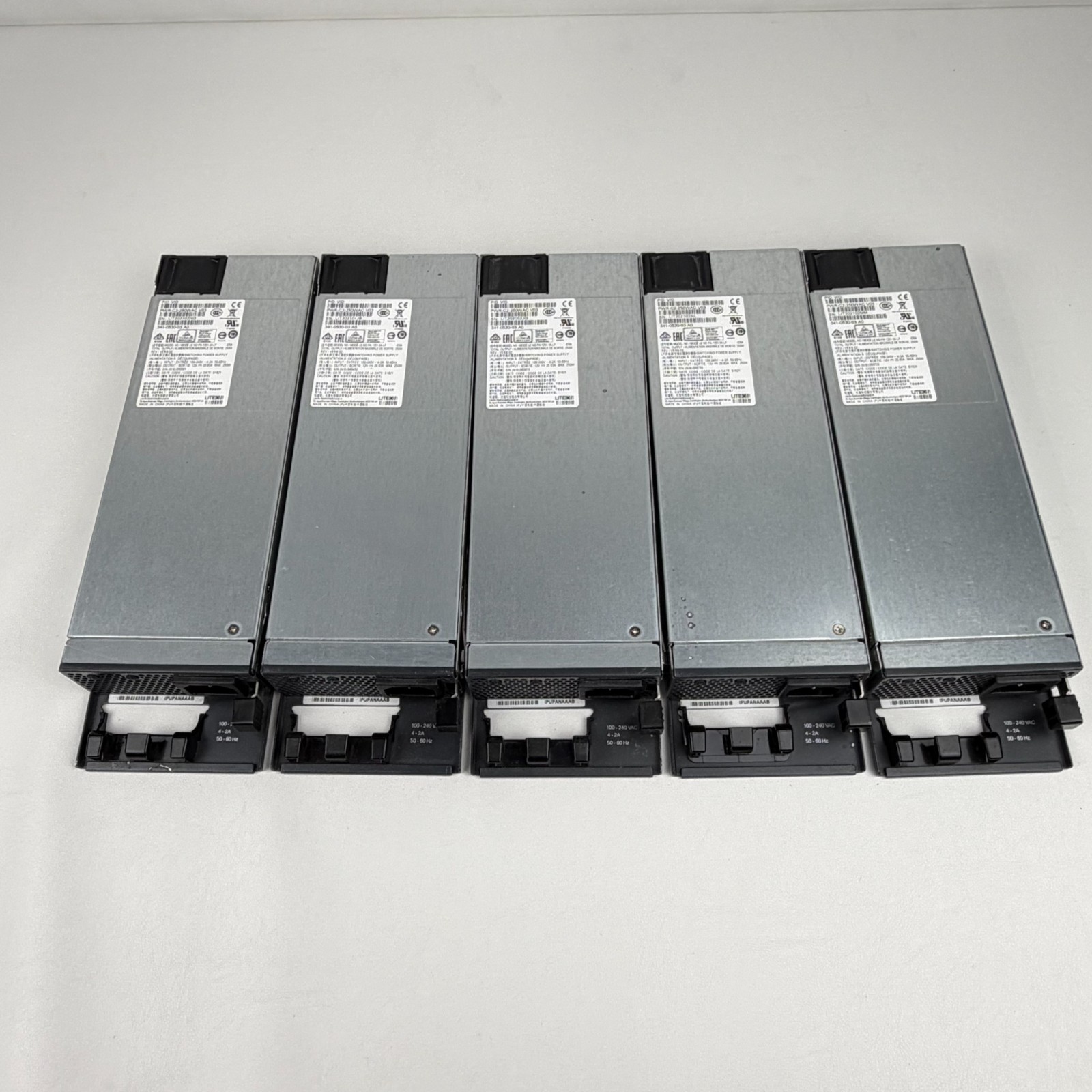 LOT OF 5 Cisco PWR-C2-1025WAC 1025 Watt Switching Power Supply Module