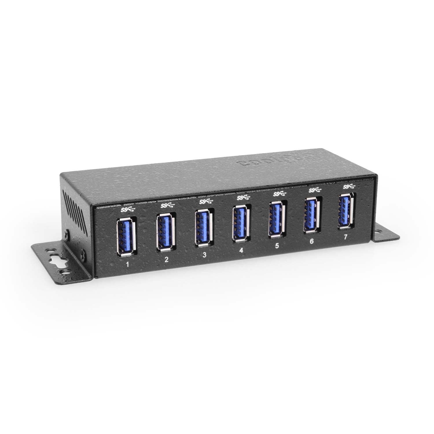 Coolgear 3.2 Gen 1 USB Hub - 7 Port USB Hub with 5Gbps Data Transfers, Mounta...