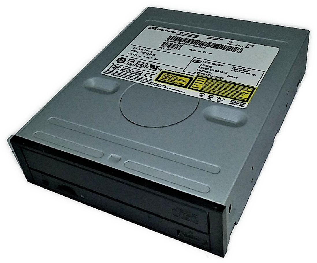 H-L DATA STORAGE HITACHI LG GCR-8481B CD-ROM DRIVE 5V/12V TESTED 