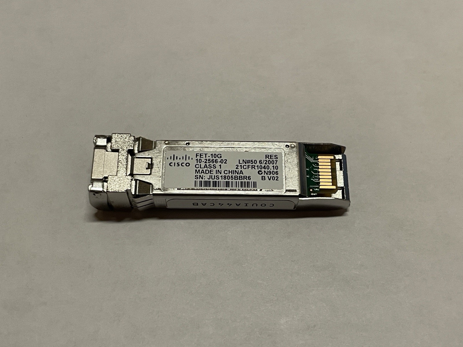 Cisco FET-10G 10GBase-SR SFP+ Transceiver Module | Genuine Cisco | USA Fast Ship