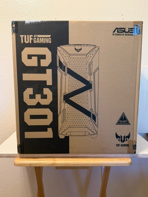 ASUS GT301 TUF GAMING Black ATX RGB Desktop Computer Case New Unopened