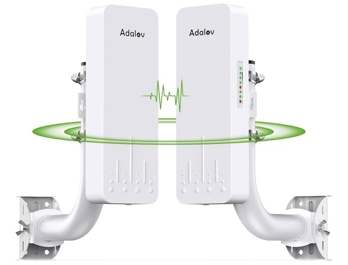 AdaLov CPE660 5.8GHz 300Mbps Wireless Bridge 3KM PtP PoE 