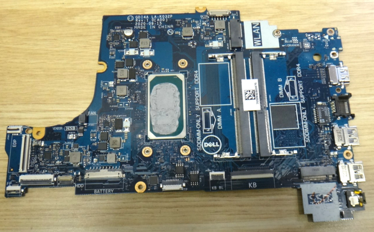 Genuine Dell Vostro 3400 / P132G Intel i5-1135G7 Motherboard G4GH1 LA-K032P