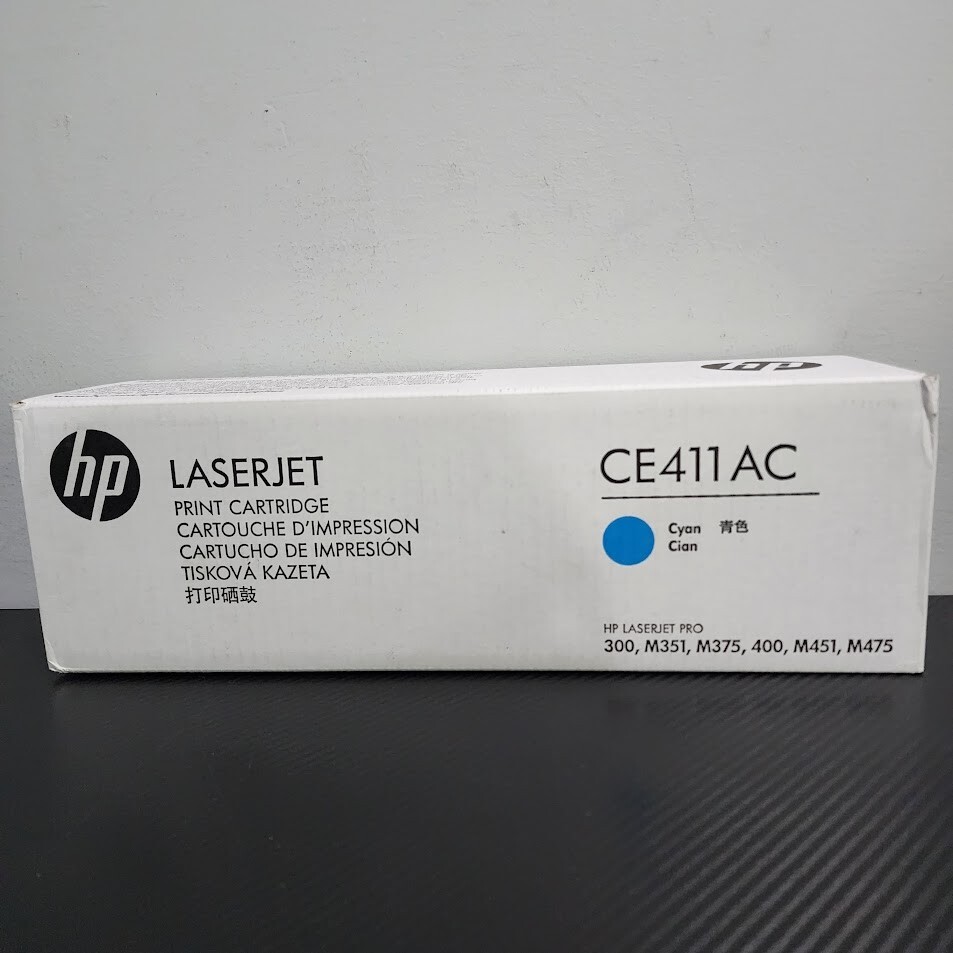 HP 305A Cyan Original LaserJet Toner Cartridge, CE411AC