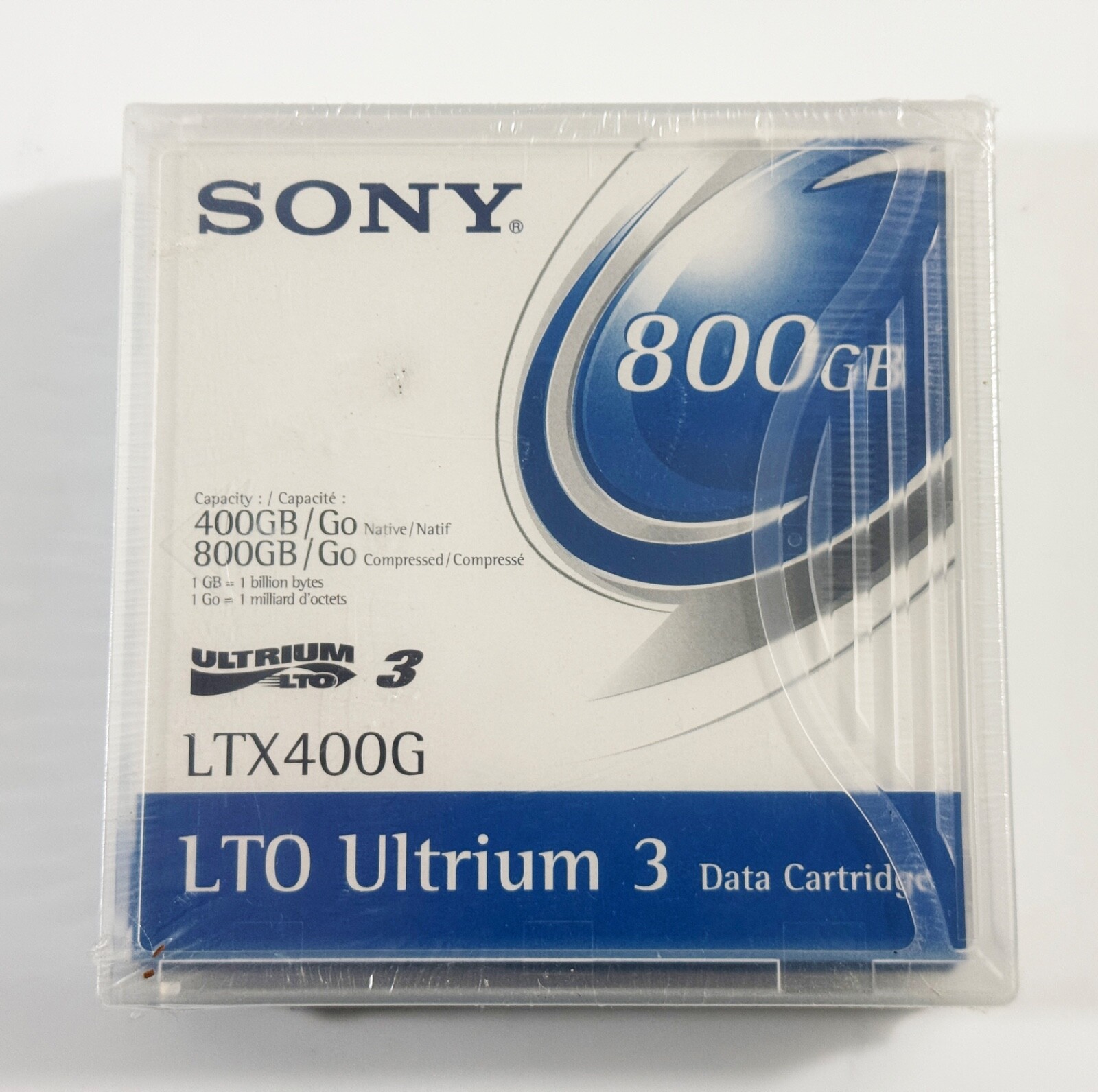 LOT OF 2 Sony: LTO Ultrium 3 -LTX400G -Data Cartridge 400GB/800GB BRAND NEW