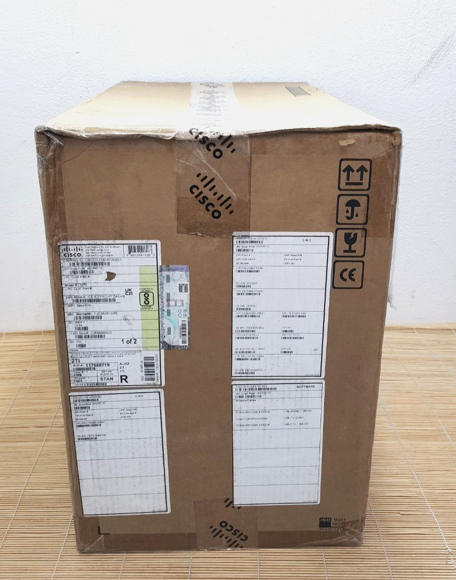 NEW Cisco CS-KITPRO-PTZ4K-K9 Room Kit Pro with PTZ 4K Camera NEW Sealed