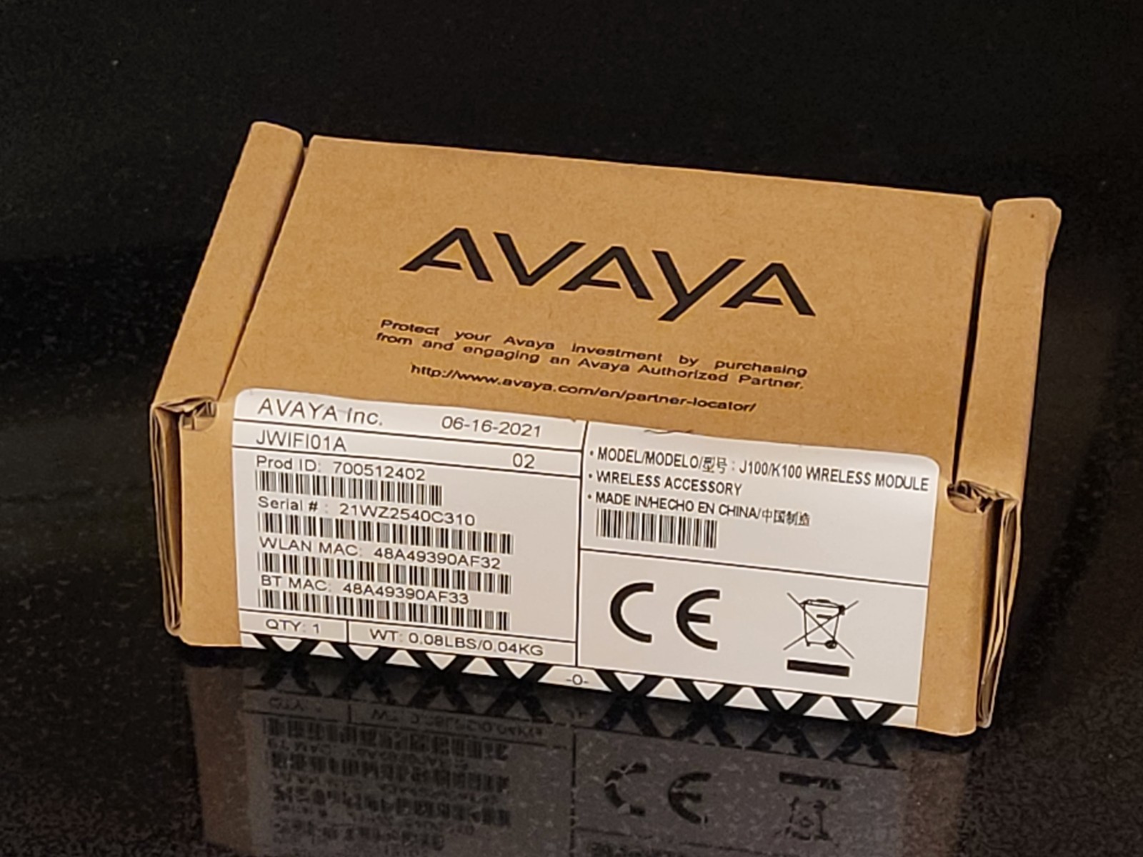 Avaya- J100 Wireless Module JWIFI01A (700512402) - Brand New & Sealed
