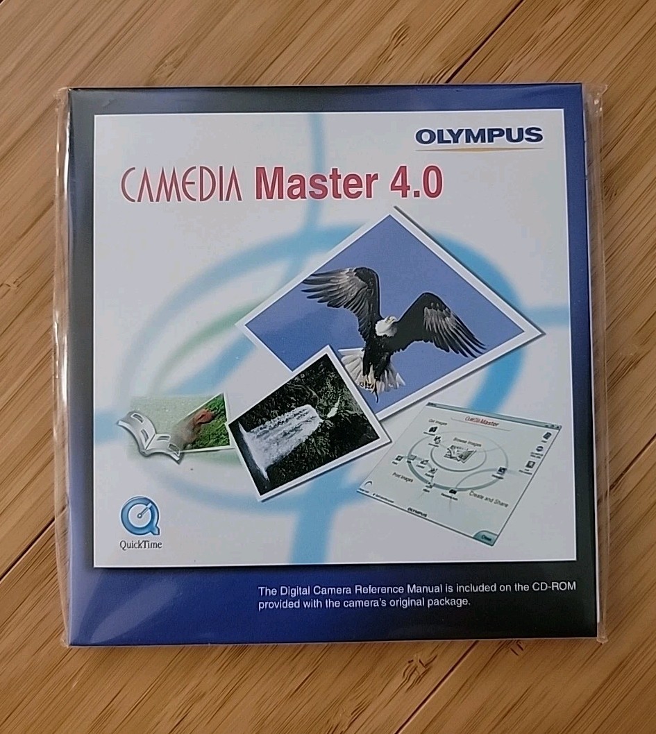 Olympus Camedia Master 4.0 Software CD-ROM for Digital Cameras - New Sealed
