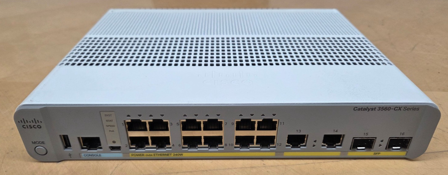 CISCO Catalyst 3560-CX Series Switch WS-C3560CX-12PC-S