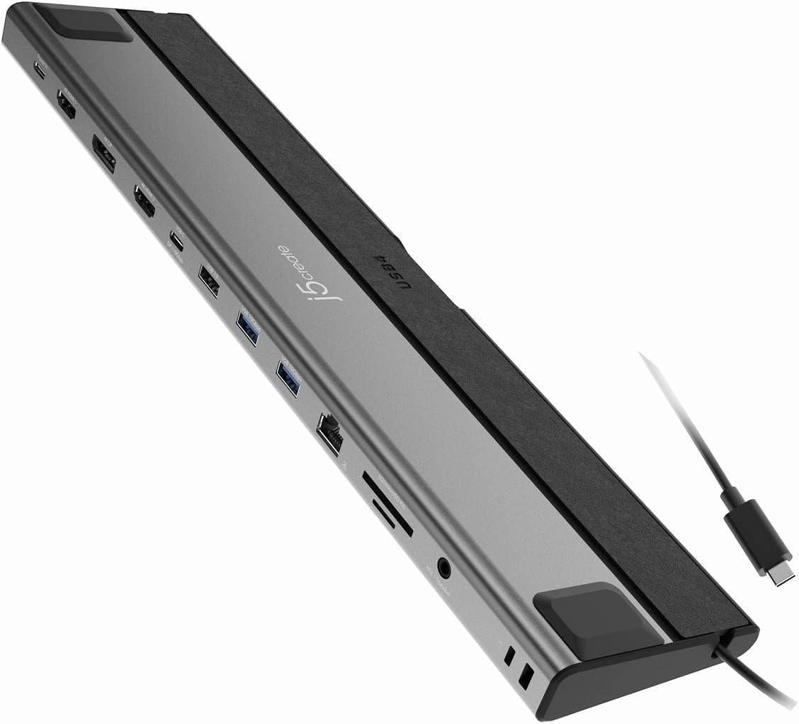 j5 create USB4 Thunderbolt 3/4 Compatible Dual 4K Multi-Port Station T42-20