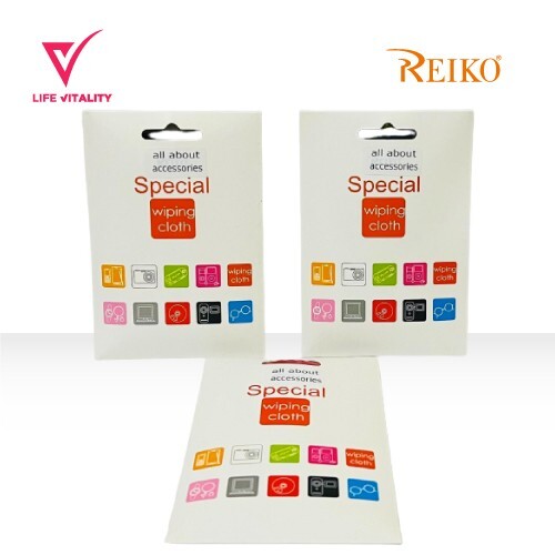 Reiko Microfiber Wiping Cleaning Glass/Mirror Cloth Triple Pack of 6 piece set