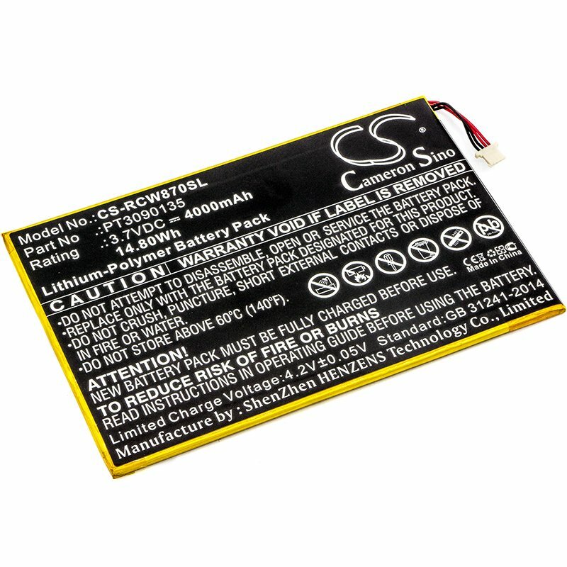 Battery For RCA Galileo,Viking Pro,RCT6303W87,RCT6303W87DK,Galileo Pro,PT3090135