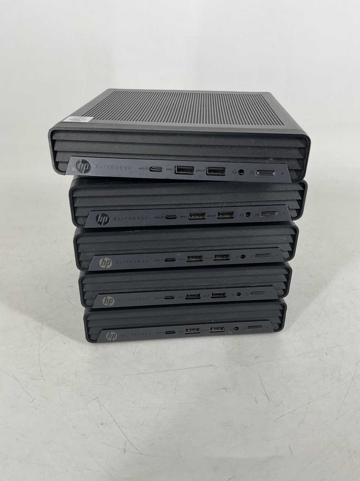 LOT OF 5 HP EliteDesk 800 G6 Mini PC (i7-10700 2.90GHz 32GB RAM No SSD/OS) No AC
