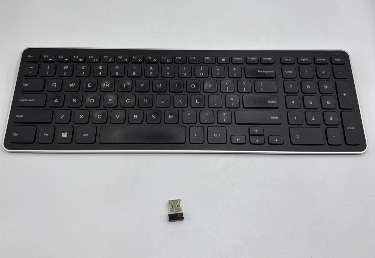 Dell KM713 / KM714 Wireless Keyboard Black With Logitech Unifying Receiver