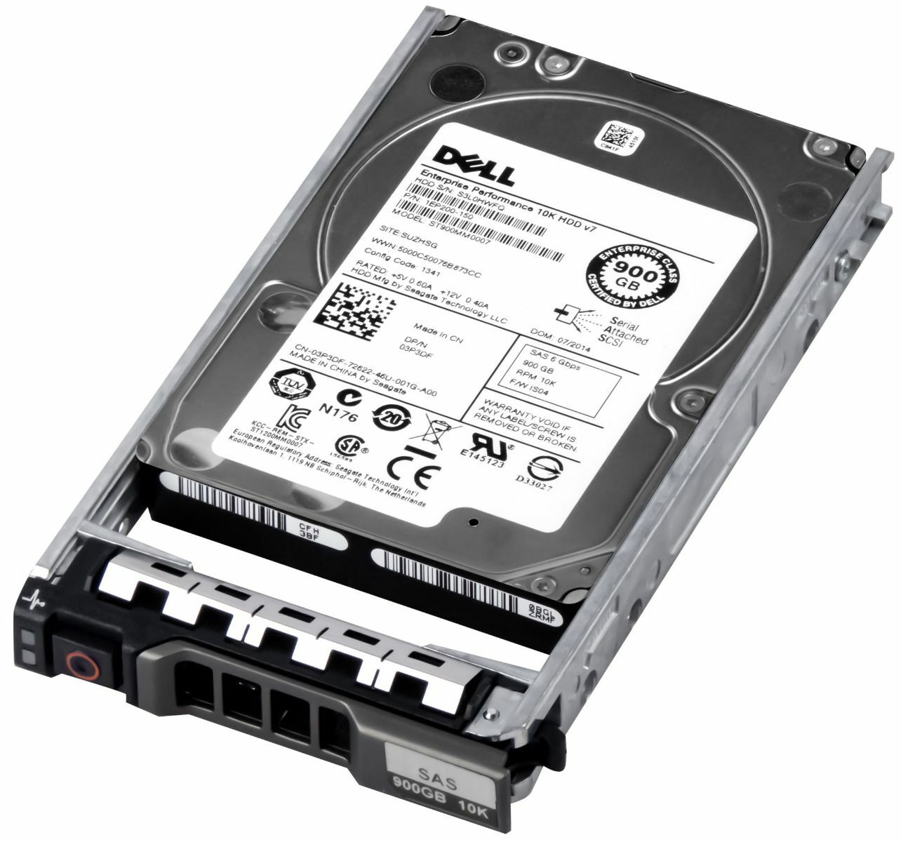 HARD DRIVE DELL 03P3DF 3P3DF 900GB 10000RPM 64MB SAS-2 ST900MM0007 2.5'' inch