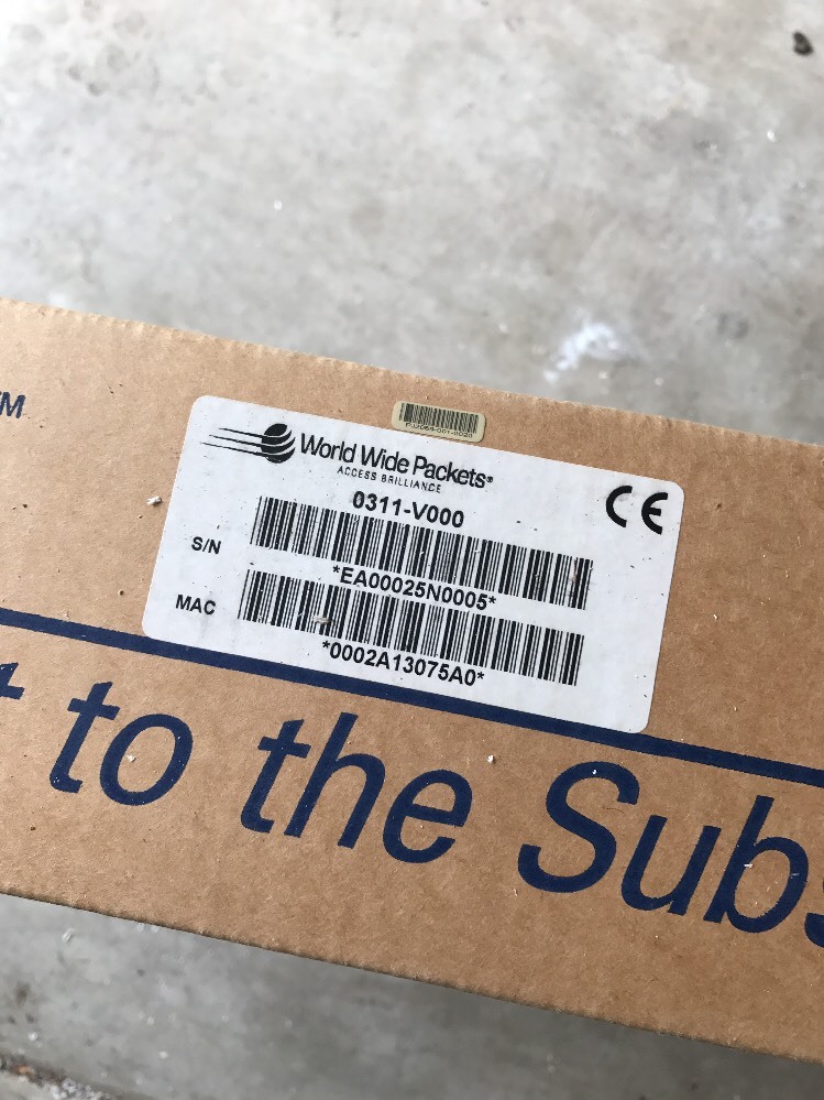 CIENA WORLD WIDE PACKET 311V LIGHTNING EDGE SWITCH 0311-V000 - BRAND NEW 