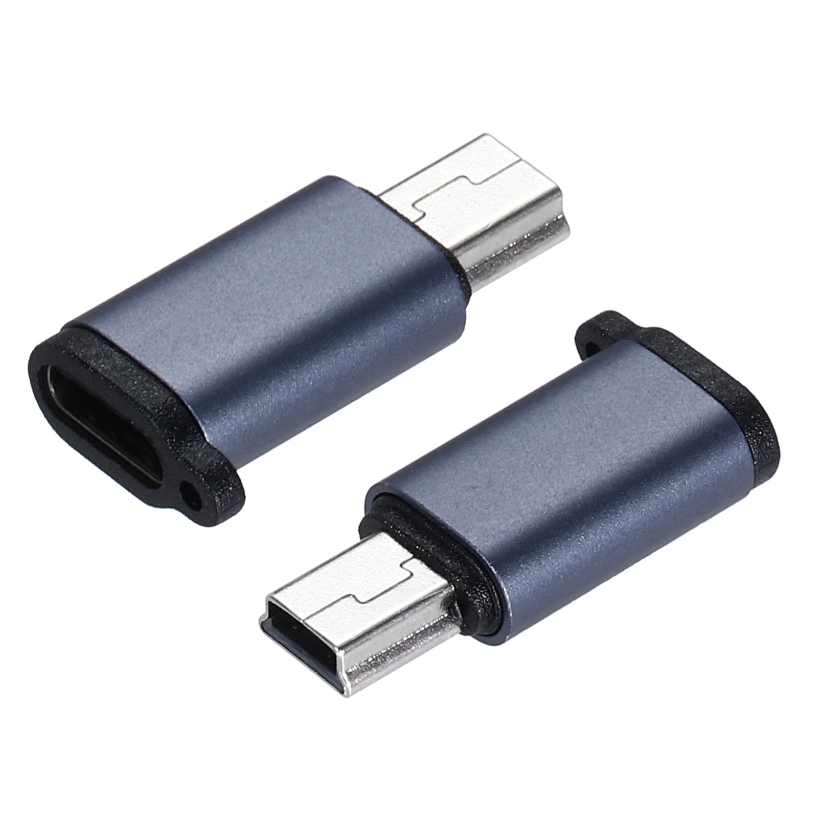 2Pcs Mini USB to USB C Adapter USB C to Mini USB Adapter USB C to USB