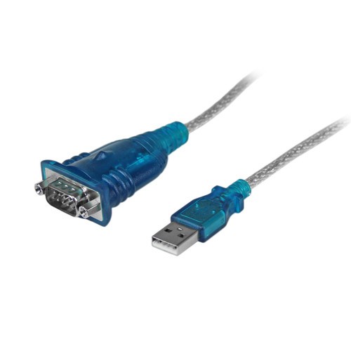 StarTech 17in (43cm) 1-Port USB to Serial Adapter Cable, USB-A to DB9 RS232, ...