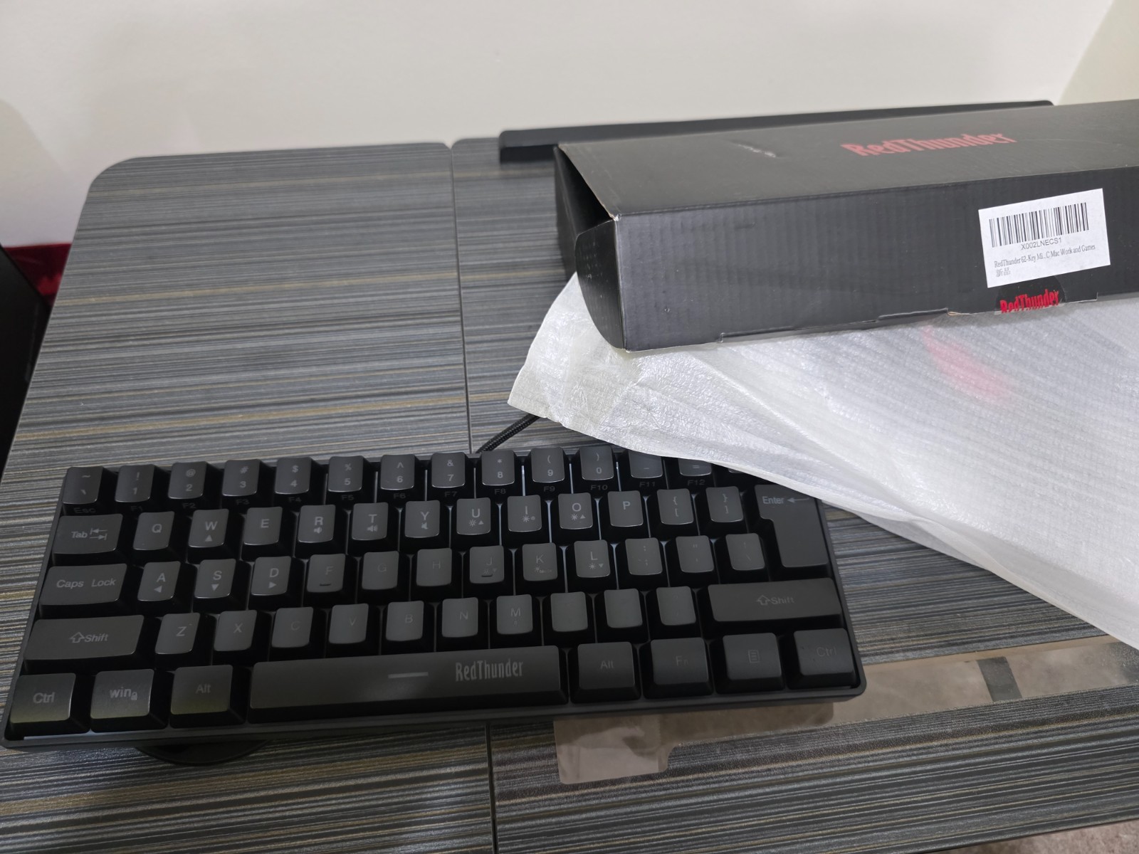 60% Wired Gaming Keyboard, RGB Backlit Ultra-Compact Mini Keyboard, Waterproo...
