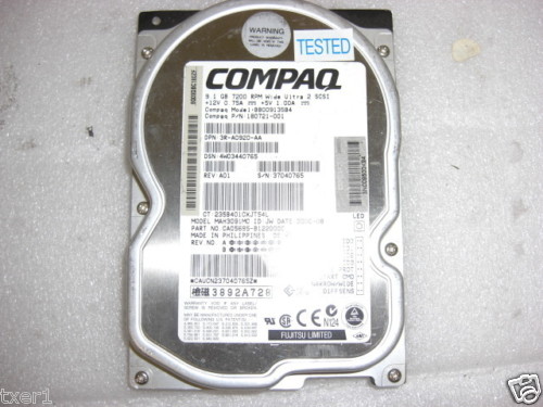 Compaq 180721-001 9.1GB Wide Ultra 2 SCSI Hard Drive