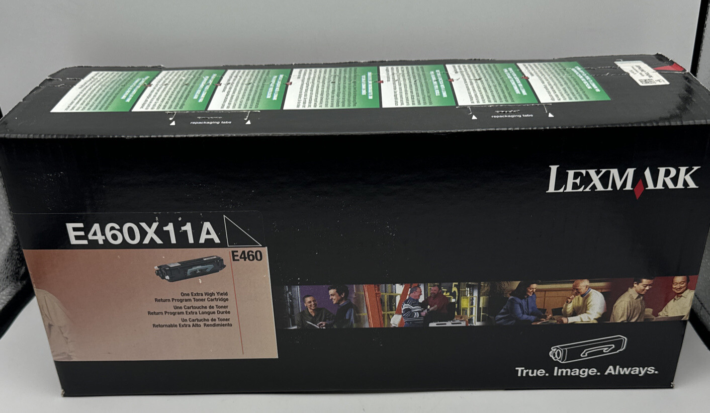 Genuine Lexmark E460X11A Black E. H. Yield R. Program Toner Cartridge Shipping