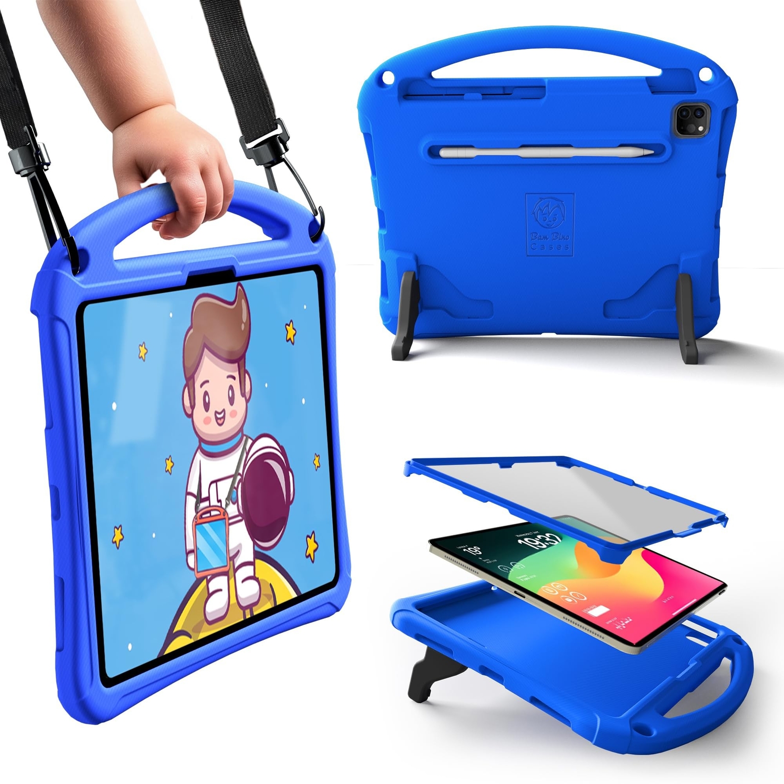 Bam Bino Space Suit Case for iPad Pro 12.9" 3rd/4th/5th/6th Generation (2018-...