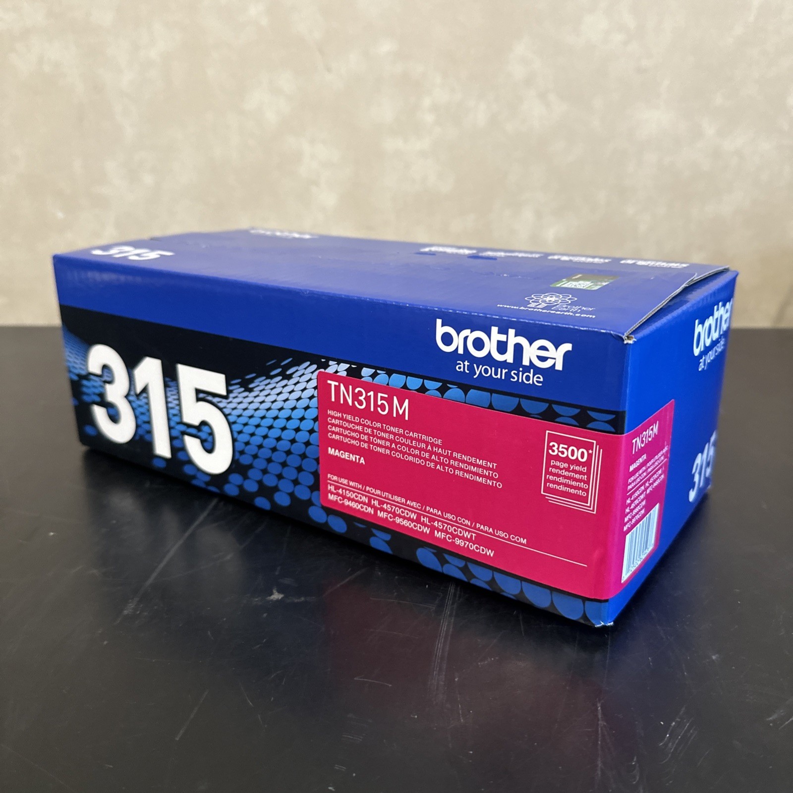 Brother Genuine TN315M Magenta High Yield Laser Toner