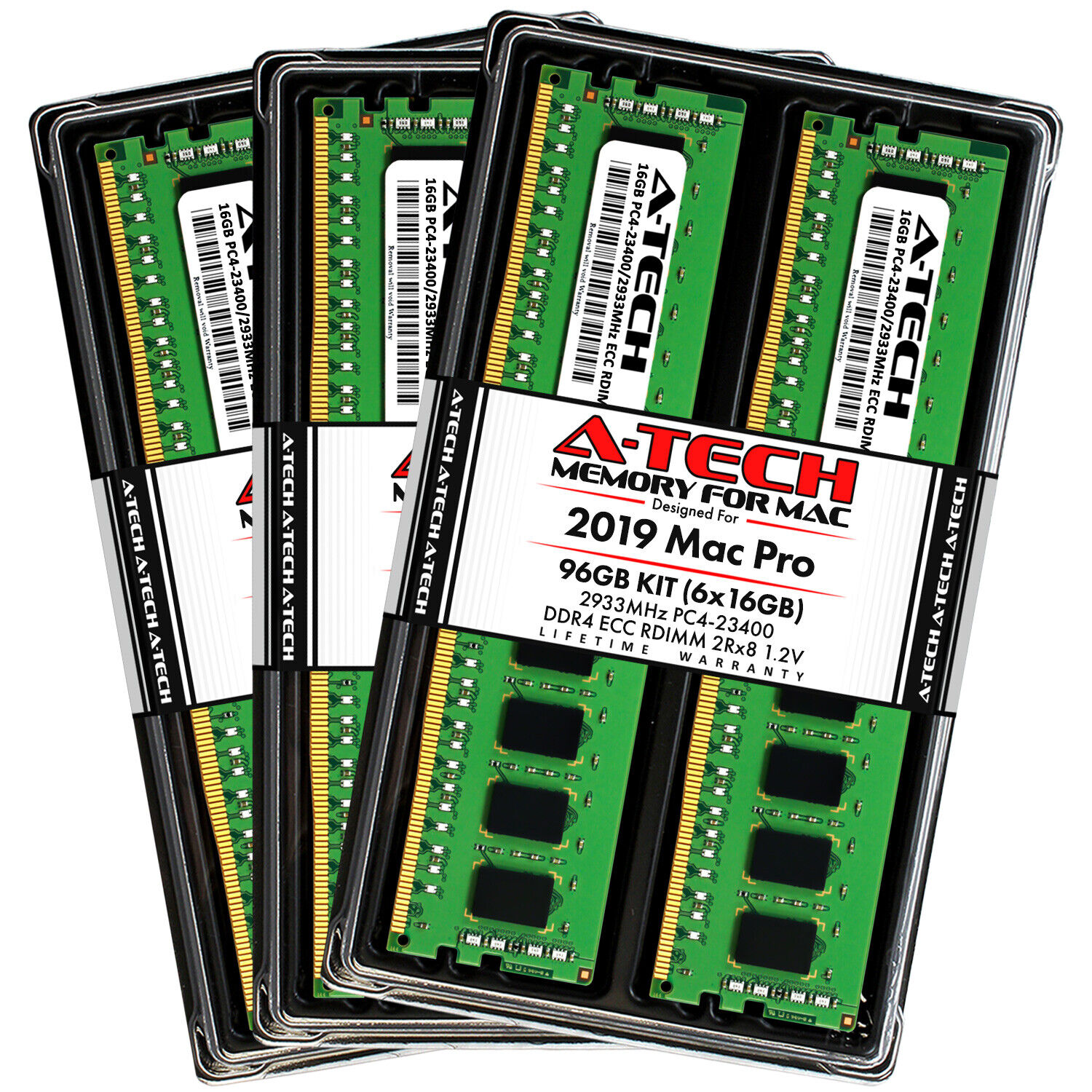 96GB Kit 6x 16GB PC4-2933 REG DDR4 23400 Memory RAM for APPLE MAC PRO 2019 A1991