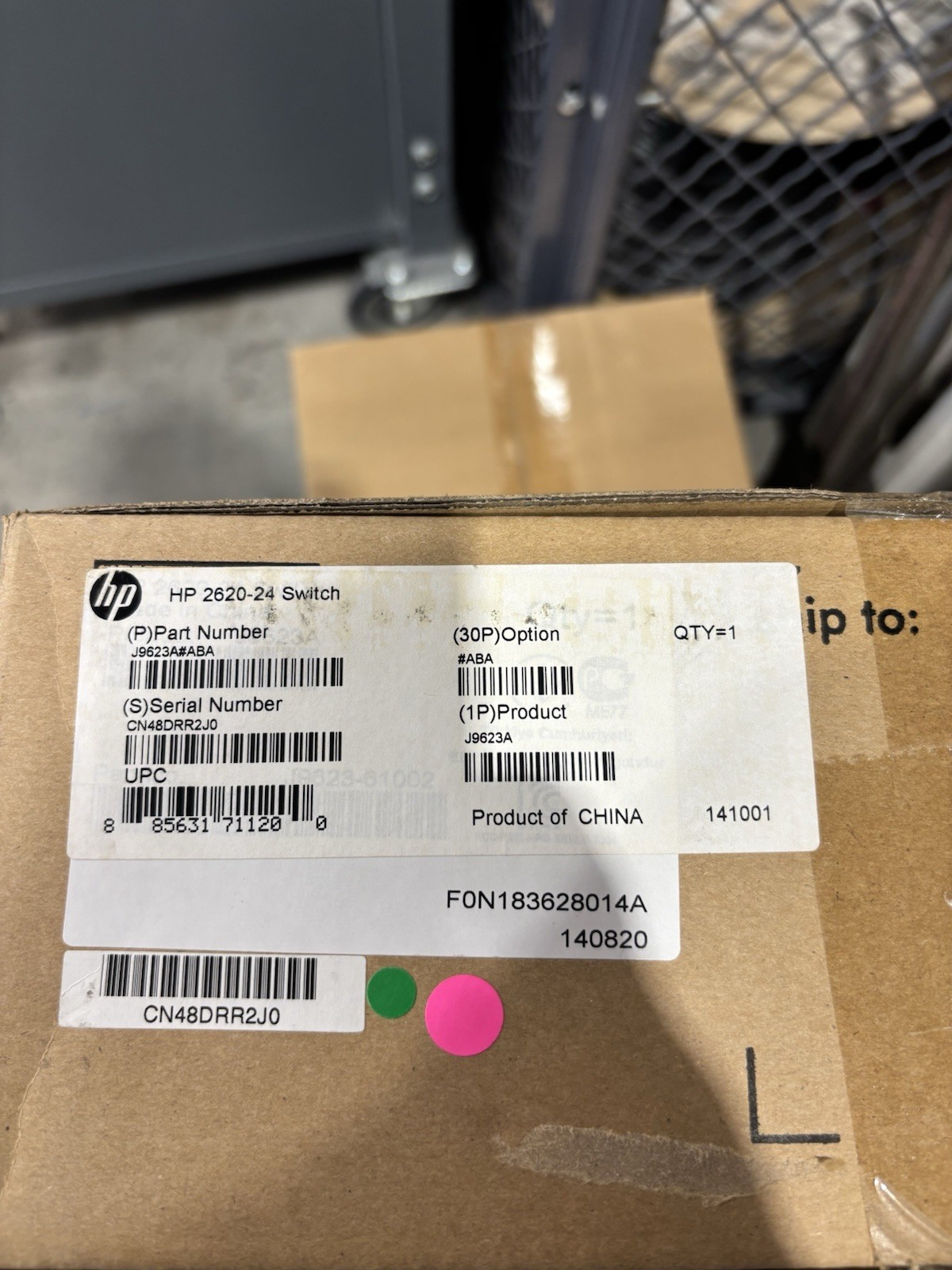 HP 2620-24 J9623A#ABA 24 Port Rack Mountable Ethernet Switch NEW