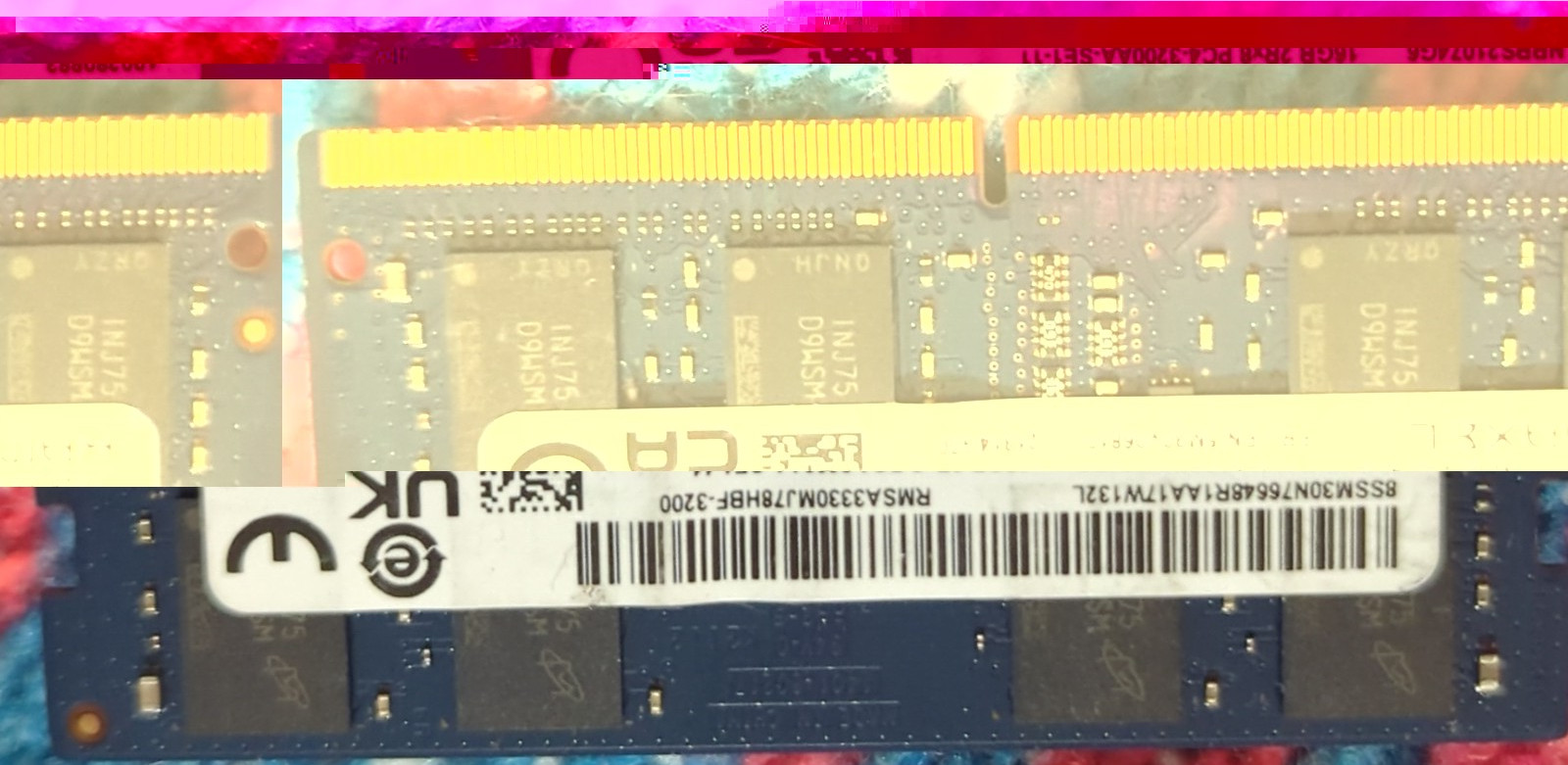 Ramaxel DDR4 SDRAM SO-DIMM 16GB PC4-3200AA 260-Pin Non-ECC RMSA3330MJ78HBF-3200