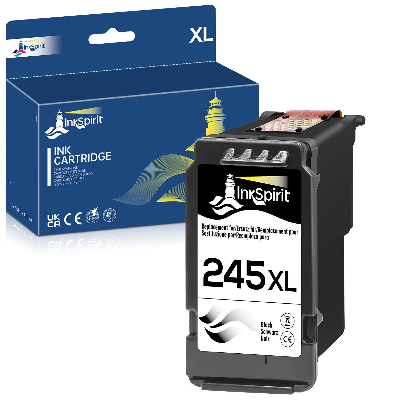 PG-245XL CL-246XL High Yield Ink Cartridges for Canon Pixma MG2525 TS3322 TR4522
