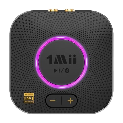 1Mii B06S+ LDAC Bluetooth 5.3 Receiver Audio Bluetooth Receiver aptX HD aptX LL