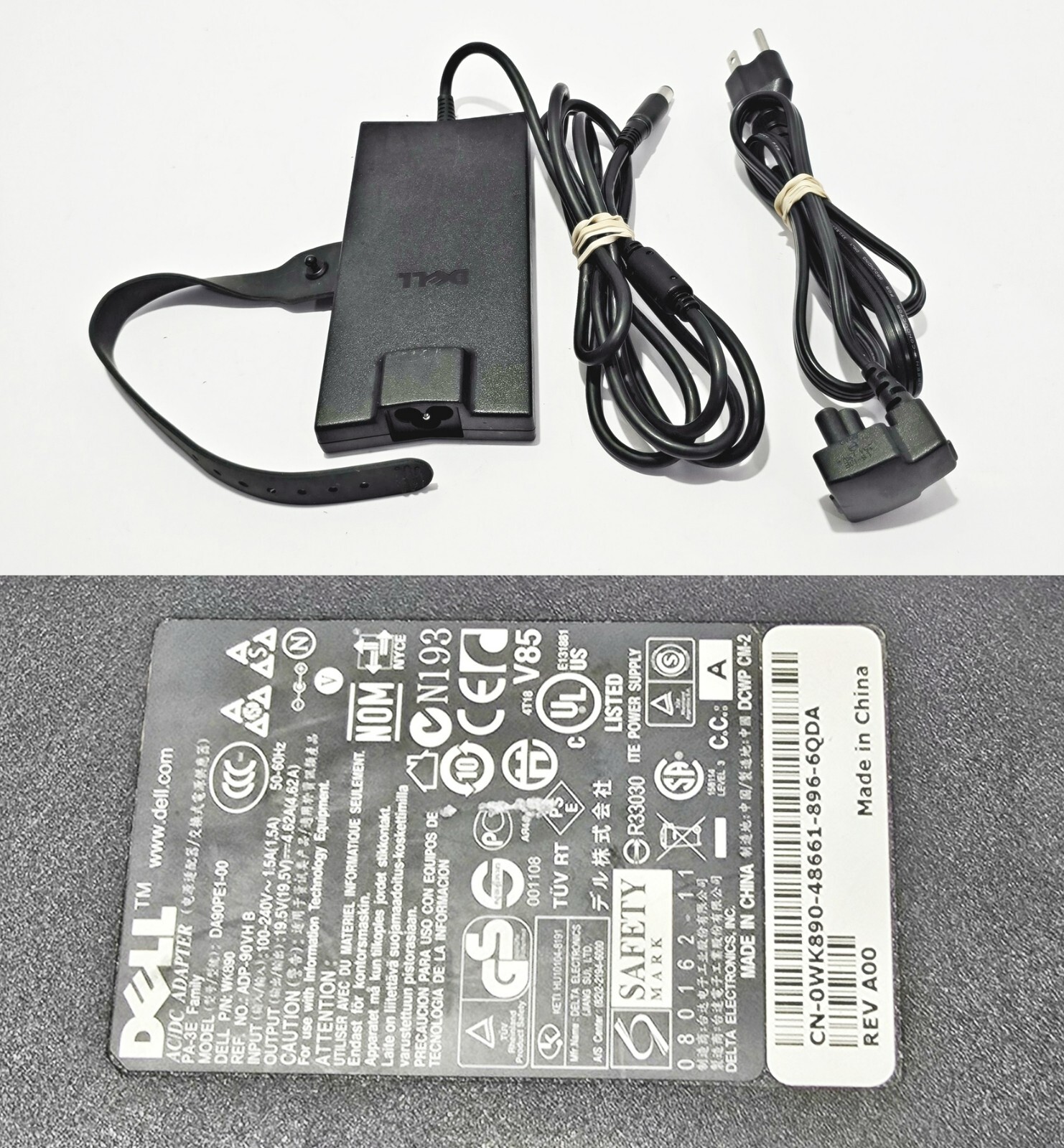 Genuine OEM Dell 65w AC adapter HA65NE1-00 LA65NE1-00 FA65NE1-00 PA-2E