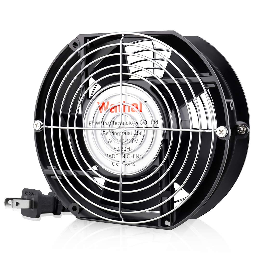 AC 110V 120V Axial Fan Big Airflow High Speed Dual Ball 172mm x 150mm x 51mm ...